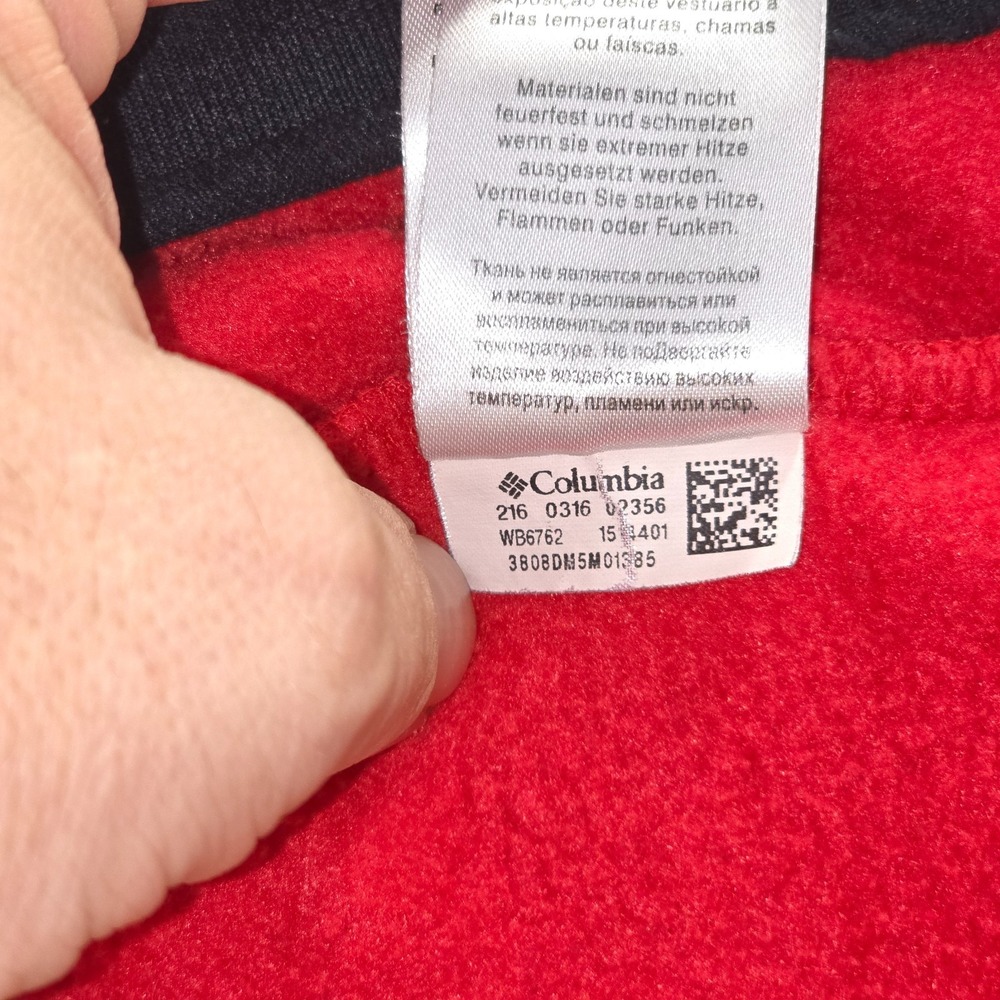 Columbia Steens Mt II Overlay Fleece Jacket Boys Small (8) Full Zip Cozy Warm - Picture 9 of 16